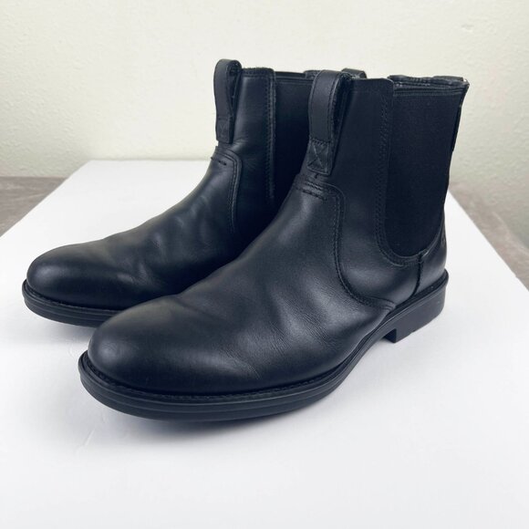 Timberland Chelsea Boots Carter Notch Black Leather Men\'s Sz 9 Weather Resistant main image 8